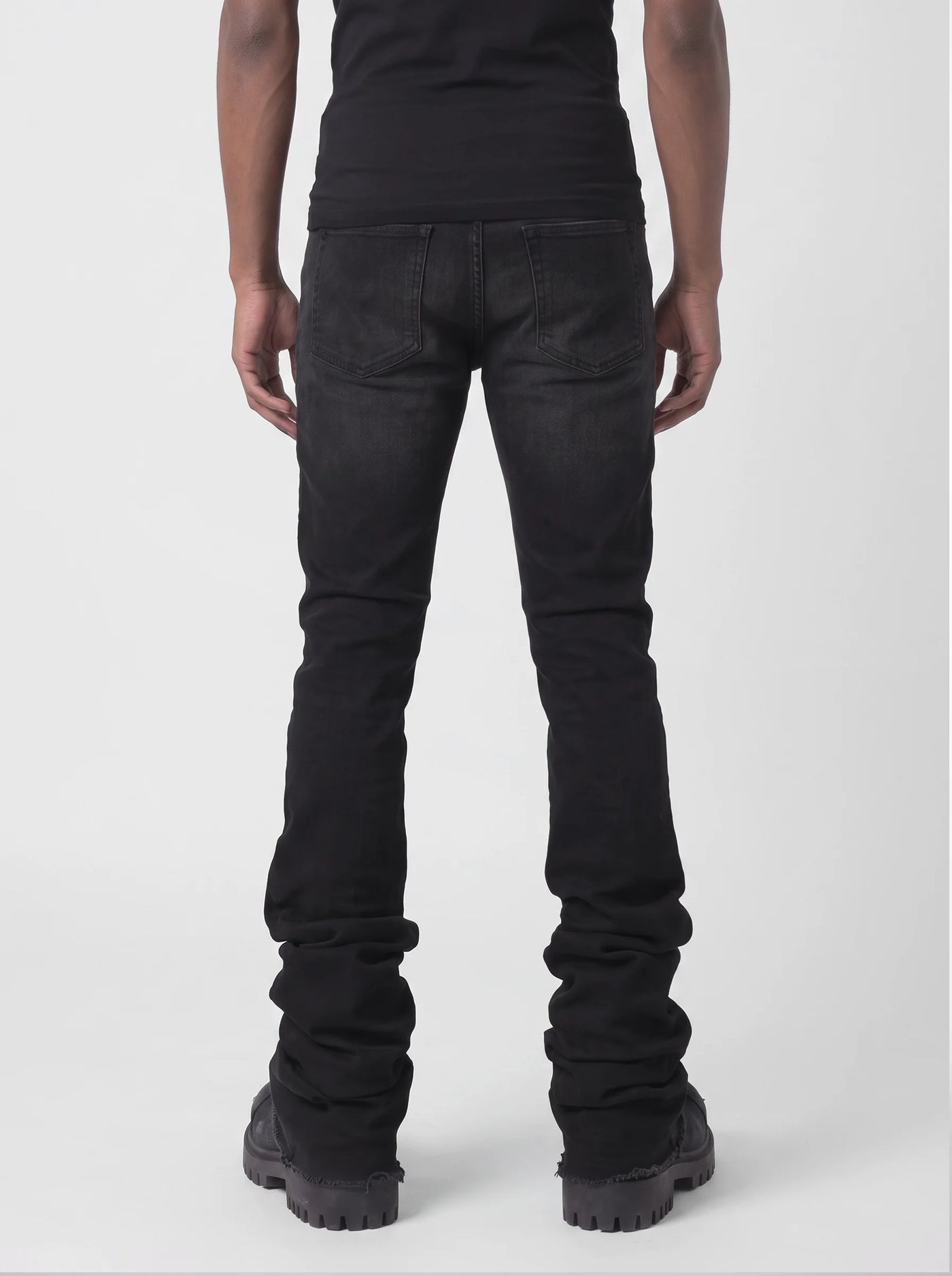 Stacked Jeans Black