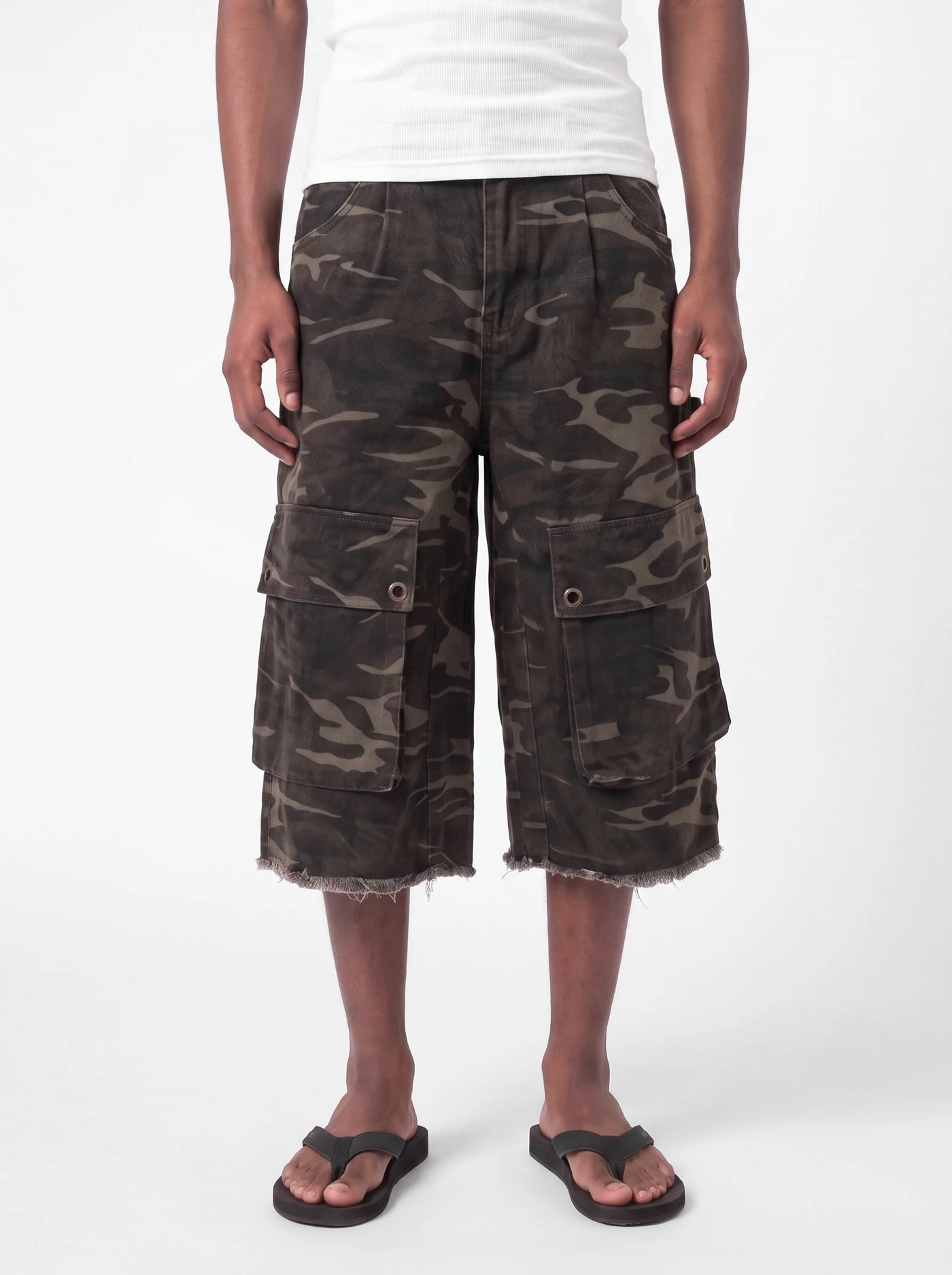 Camo Cargo Jorts Camo