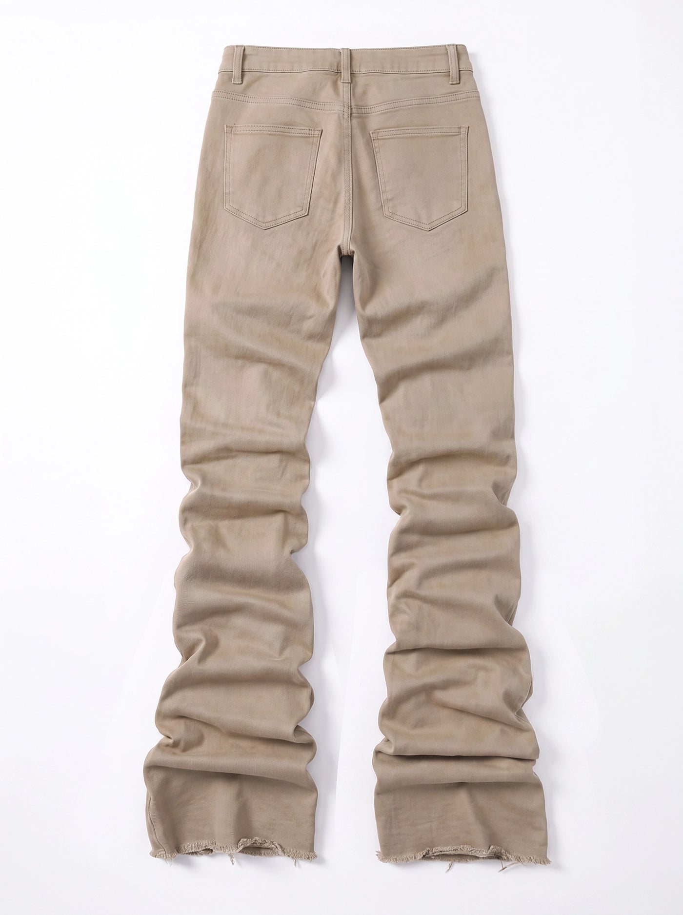Stacked Jeans Beige