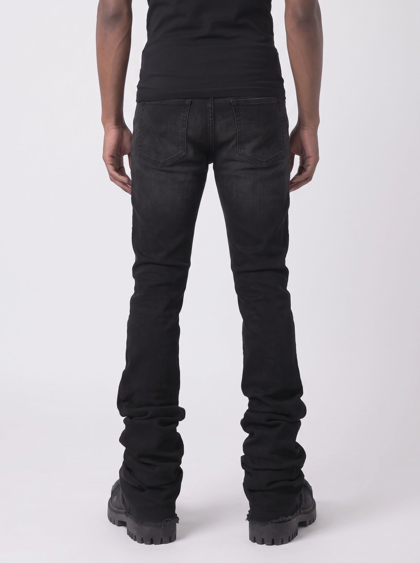 Stacked Jeans Black