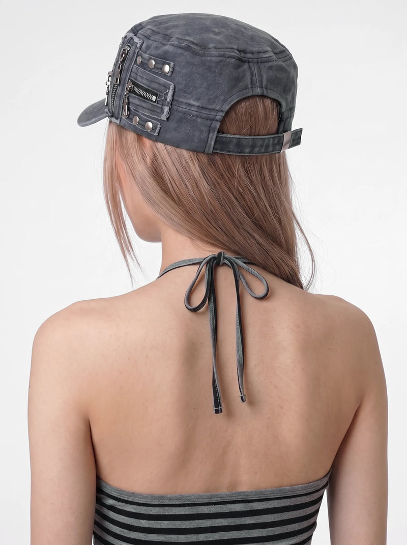 Flatline Vintage Cap Grey