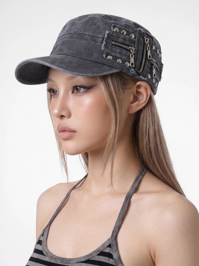 Flatline Vintage Cap Grey