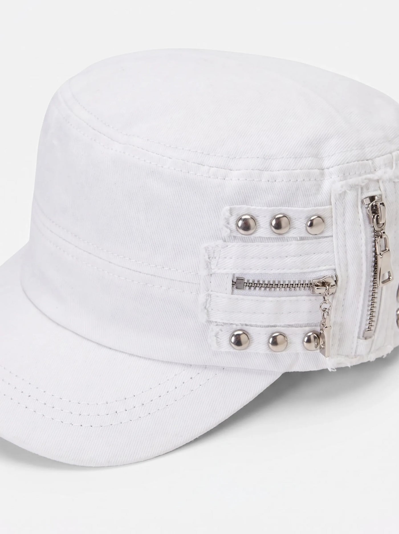 Flatline Vintage Cap White