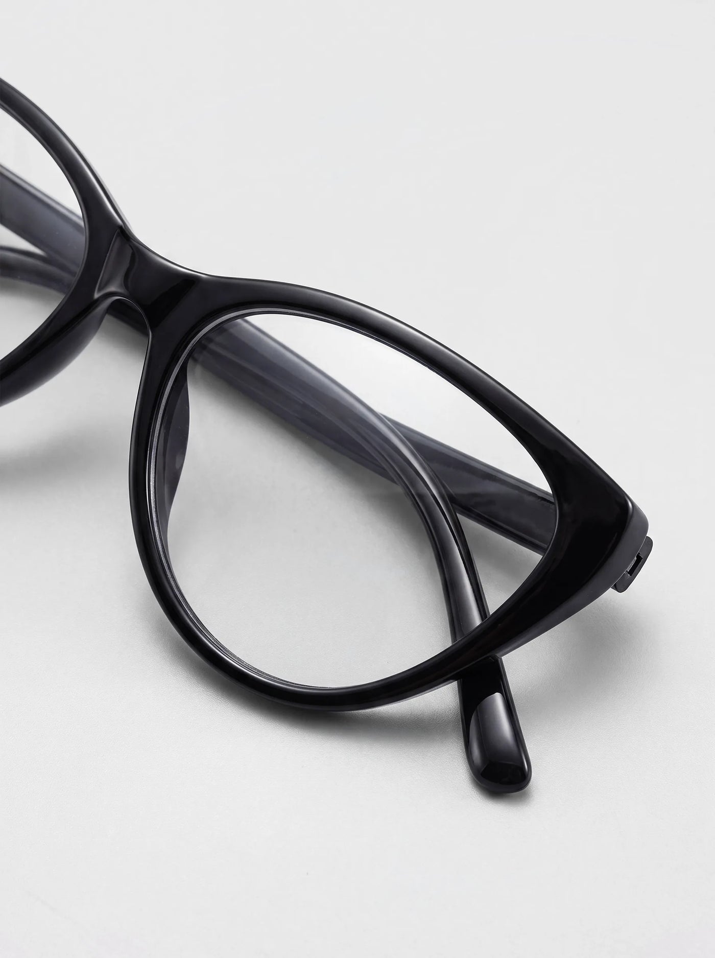 Scholar Square Frame Glasses Black