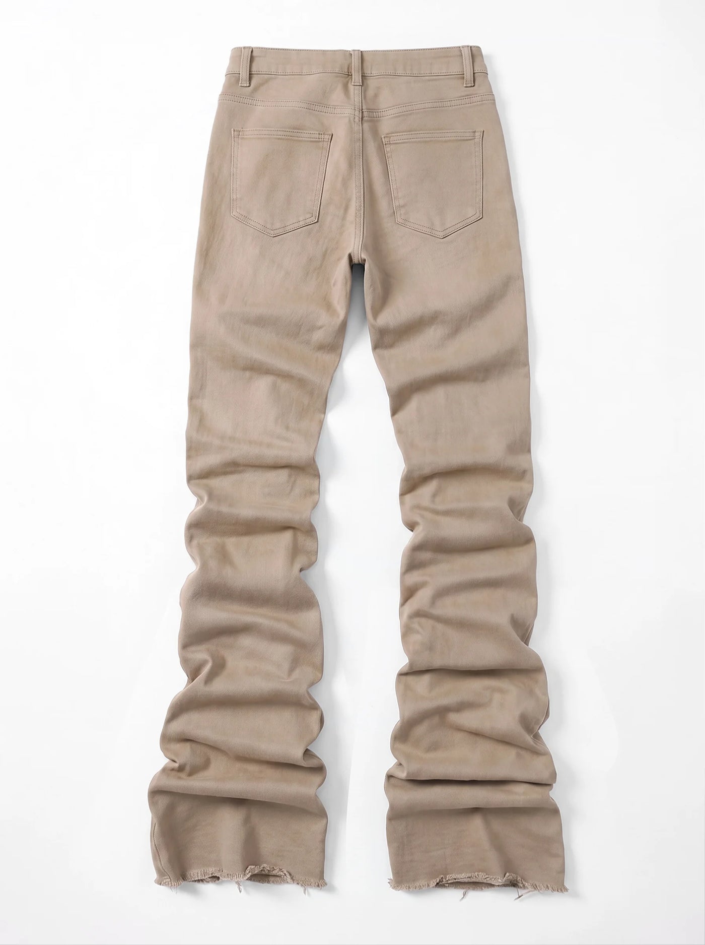 Stacked Jeans Beige