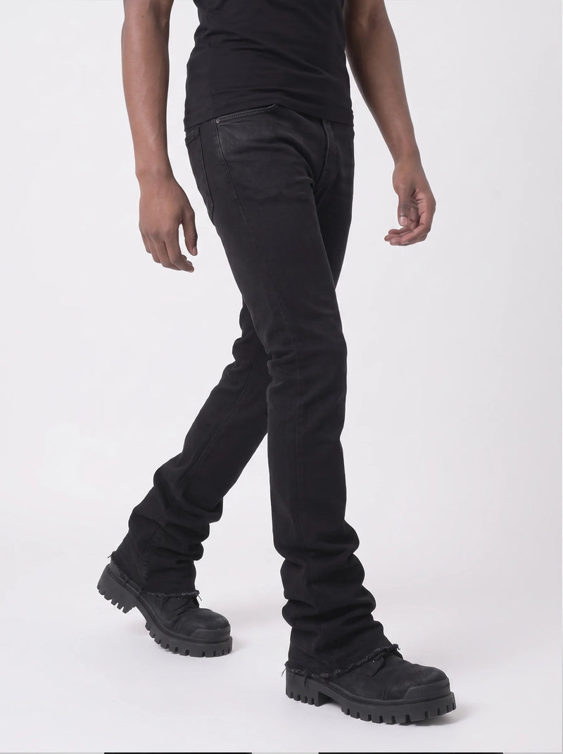 Stacked Jeans Black