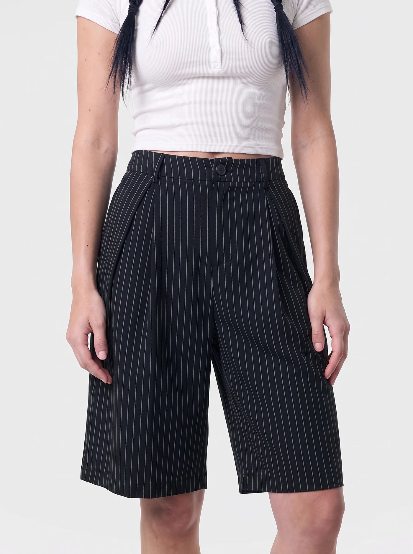 Syndicate Pinstripe Shorts Pinstripe