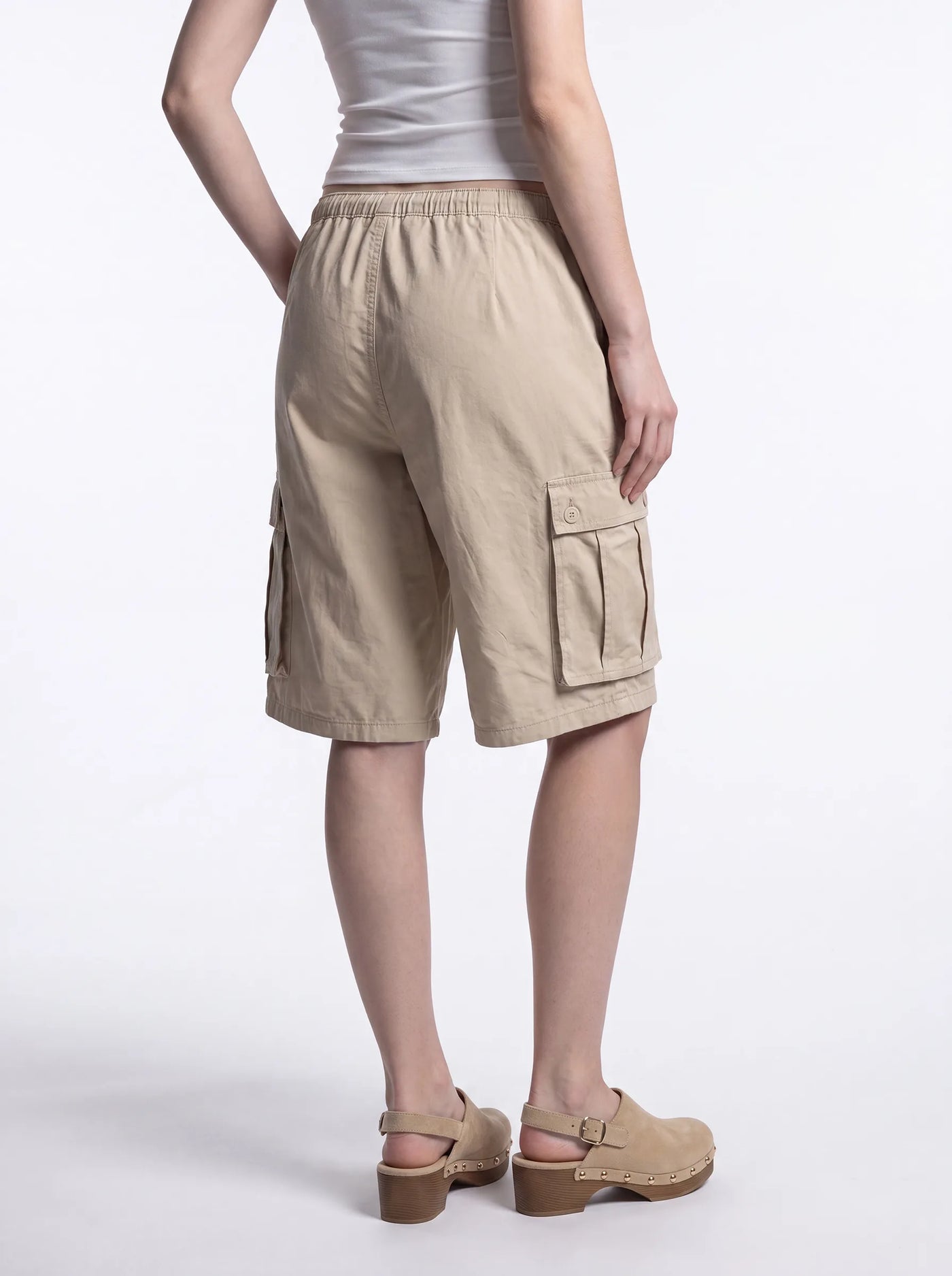Recon Longline Cargo Shorts Beige