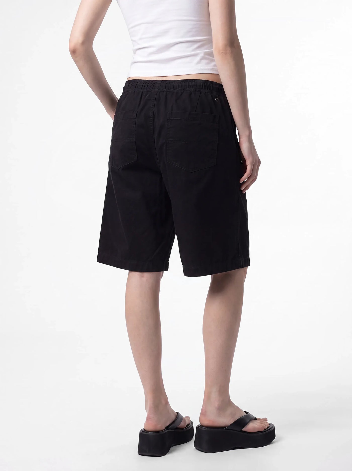 Recon Longline Cargo Shorts Black