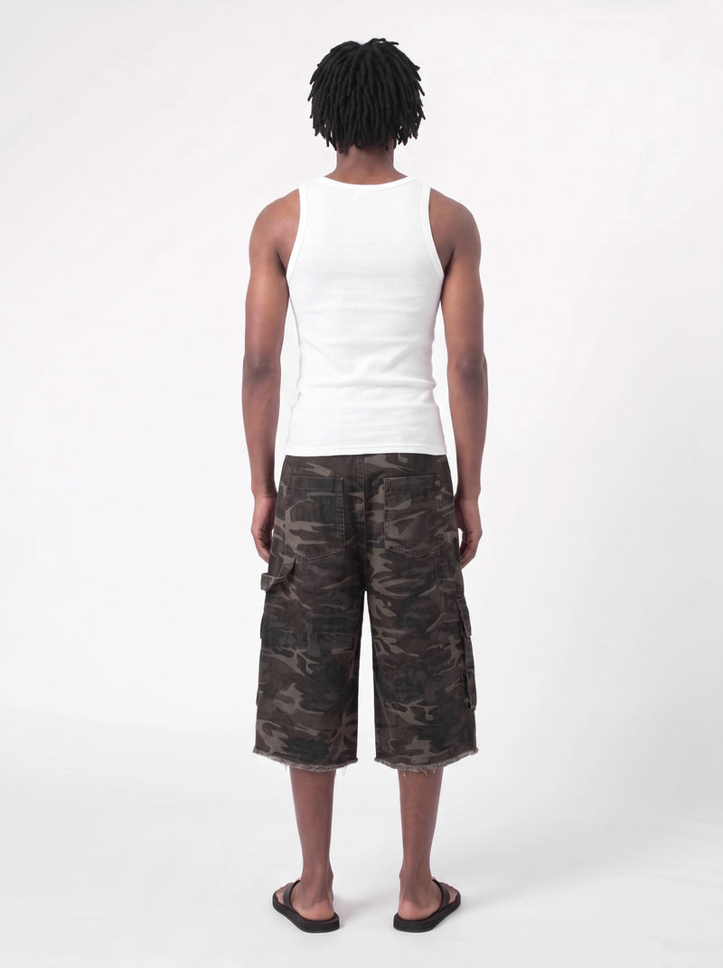 Camo Cargo Jorts Camo