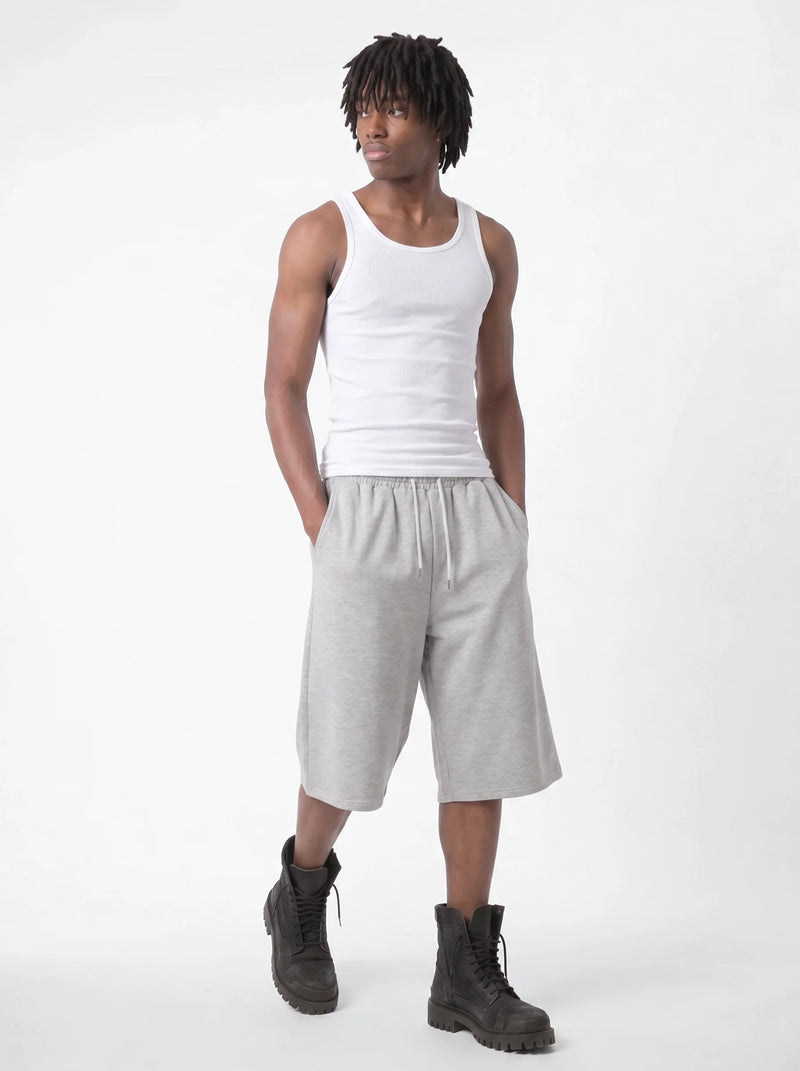 Offhand Sweat Shorts Light Grey