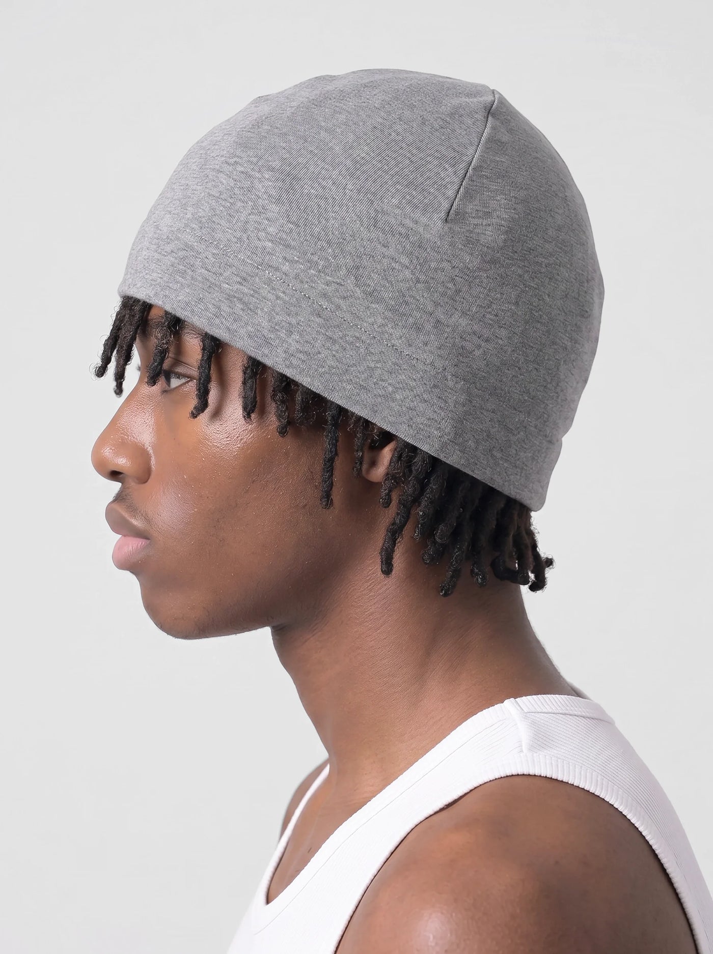 Fitted Skull Cap Grey