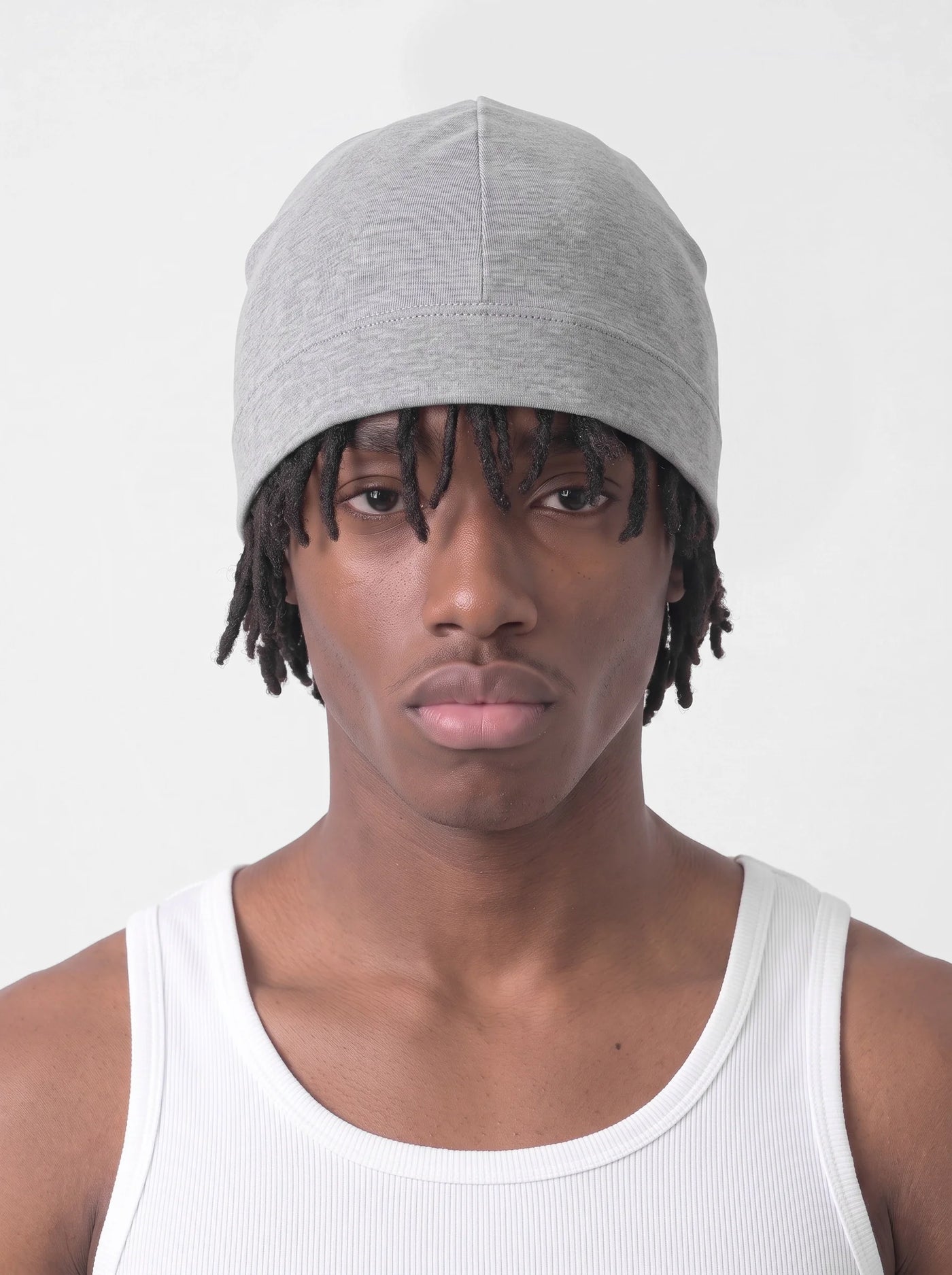 Fitted Skull Cap Grey